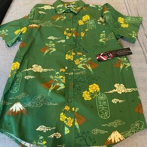 Star Wars Hawaiian Boba Fett Button Down Size Small.